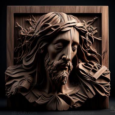 3D model st jesus (STL)